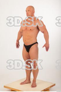 Whole body modeling swim suit photo reference of Sebastian 0019